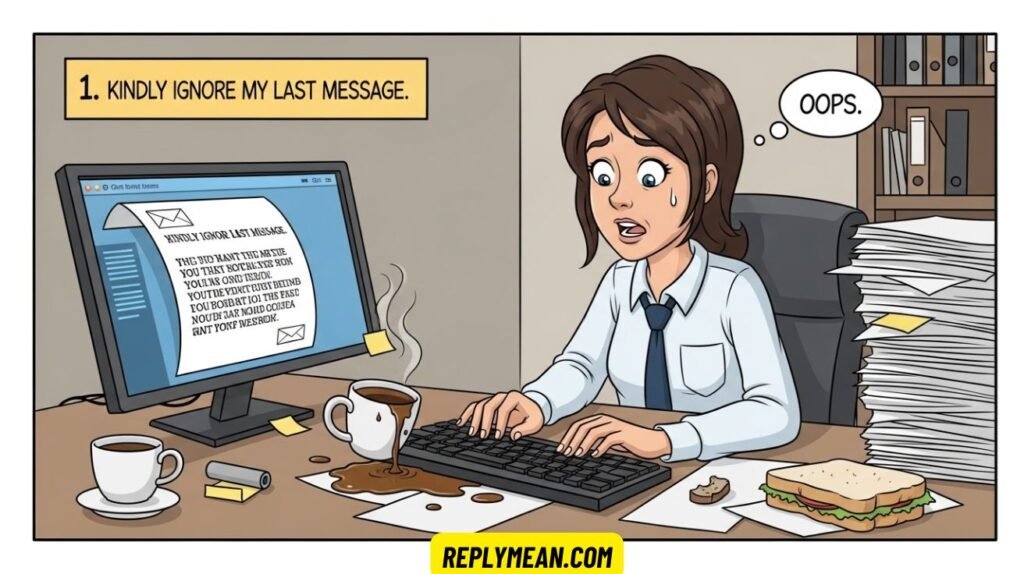 Other Ways to Say “Please Disregard My Previous Email”