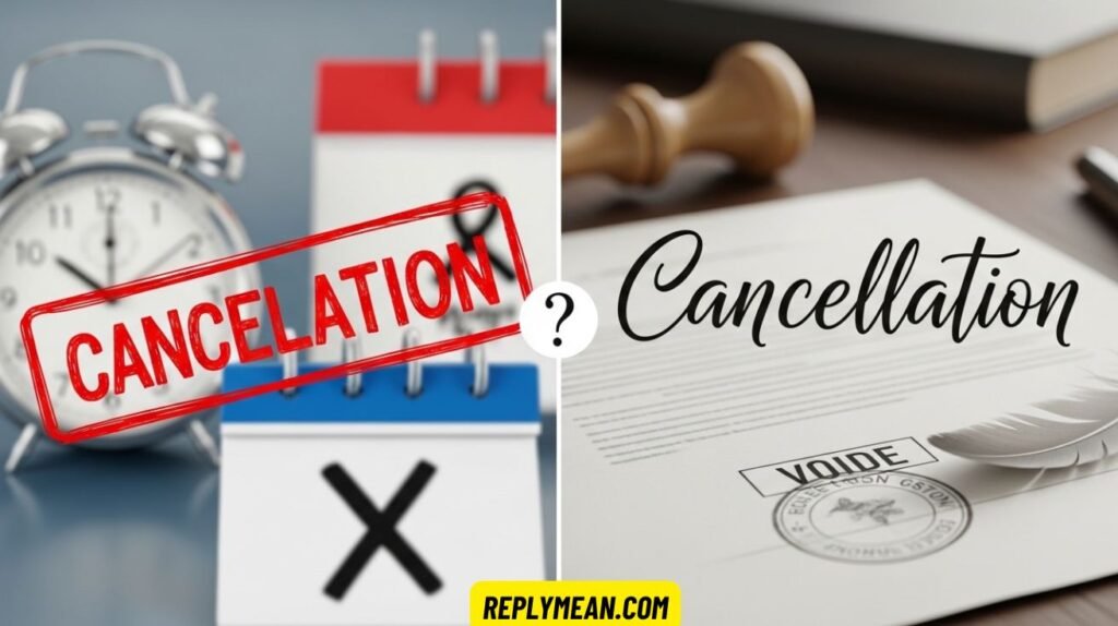 Cancelation or Cancellation – What’s the Difference?