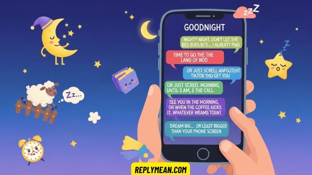 Funny Ways to Say Goodnight Over Text (Creative, Cute & Hilarious