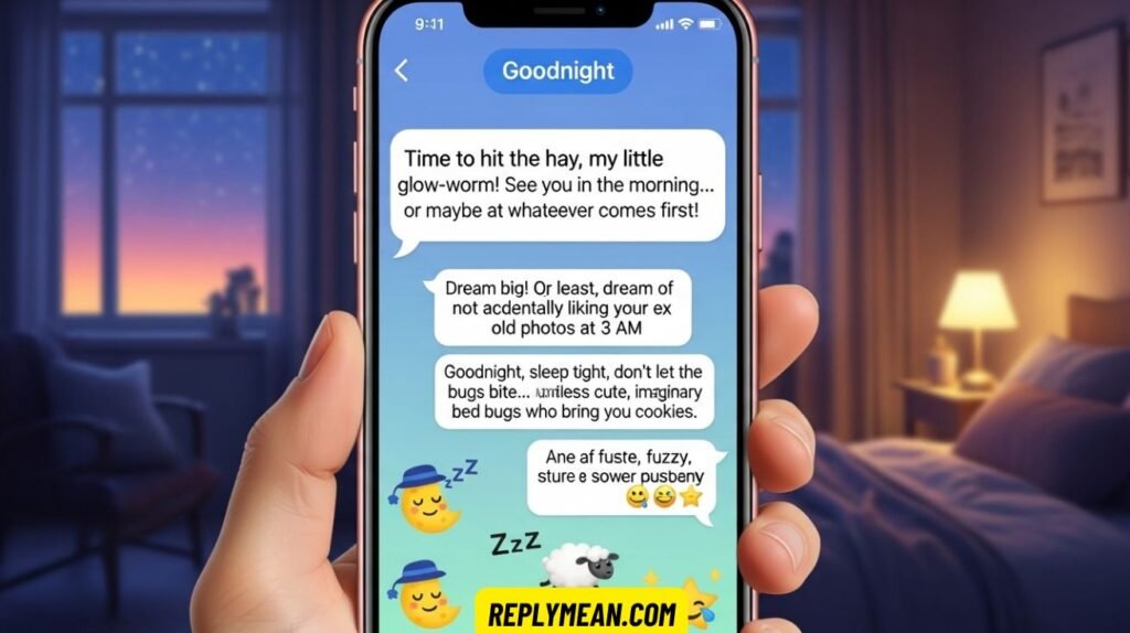 Funny Ways to Say Goodnight Over Text (Creative, Cute & Hilarious