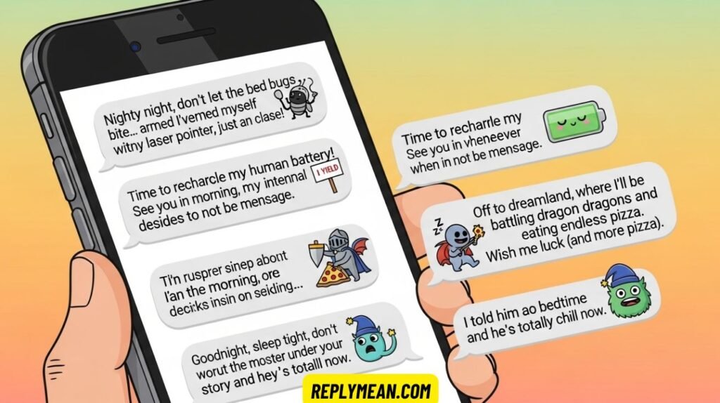 Funny Ways to Say Goodnight Over Text (Creative, Cute & Hilarious