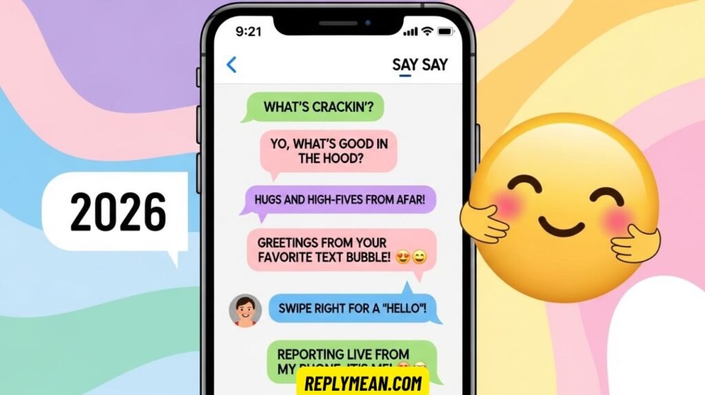 Funny Ways to Say “Hi Over Text” 2026