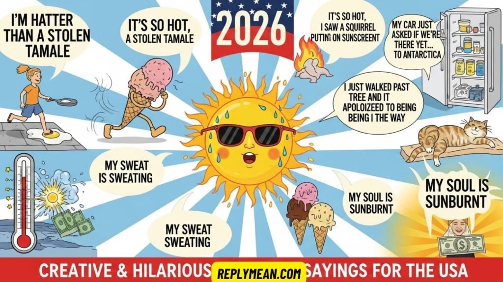 Funny Ways to Say “It’s Hot”