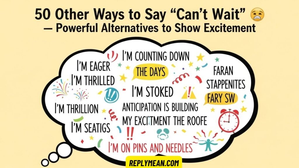 Other Ways to Say “Can’t Wait”