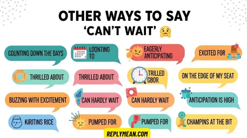 Other Ways to Say “Can’t Wait”