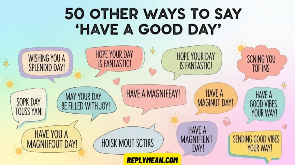 Other Ways to Say “Have a Good Day