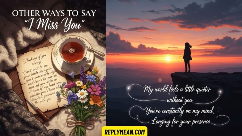 Other Ways to Say “I Miss You” Creative, Romantic,
