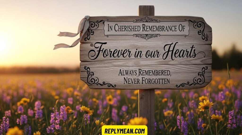 Other Ways to Say “In Loving Memory”