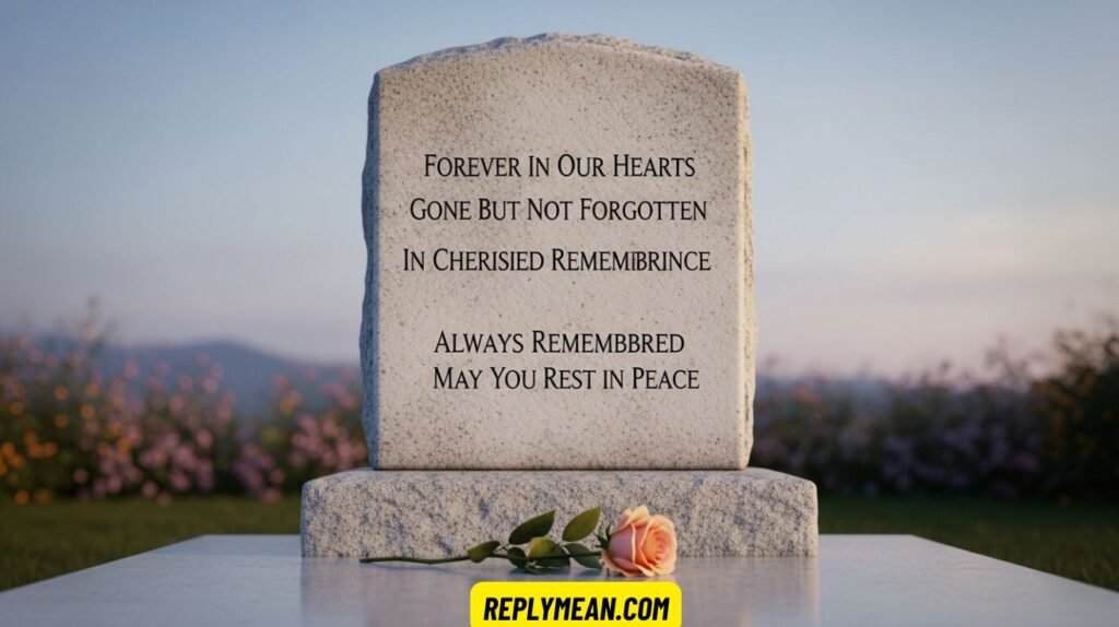 Other Ways to Say “In Loving Memory”