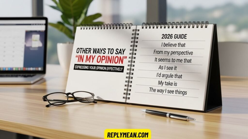 Other Ways to Say “In My Opinion