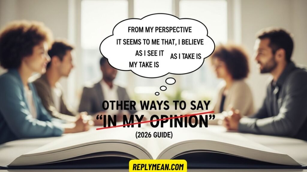 Other Ways to Say “In My Opinion