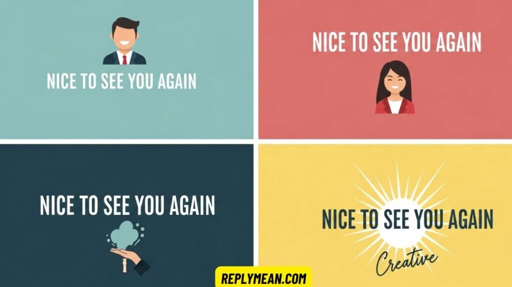 Other Ways to Say “Nice to See You Again
