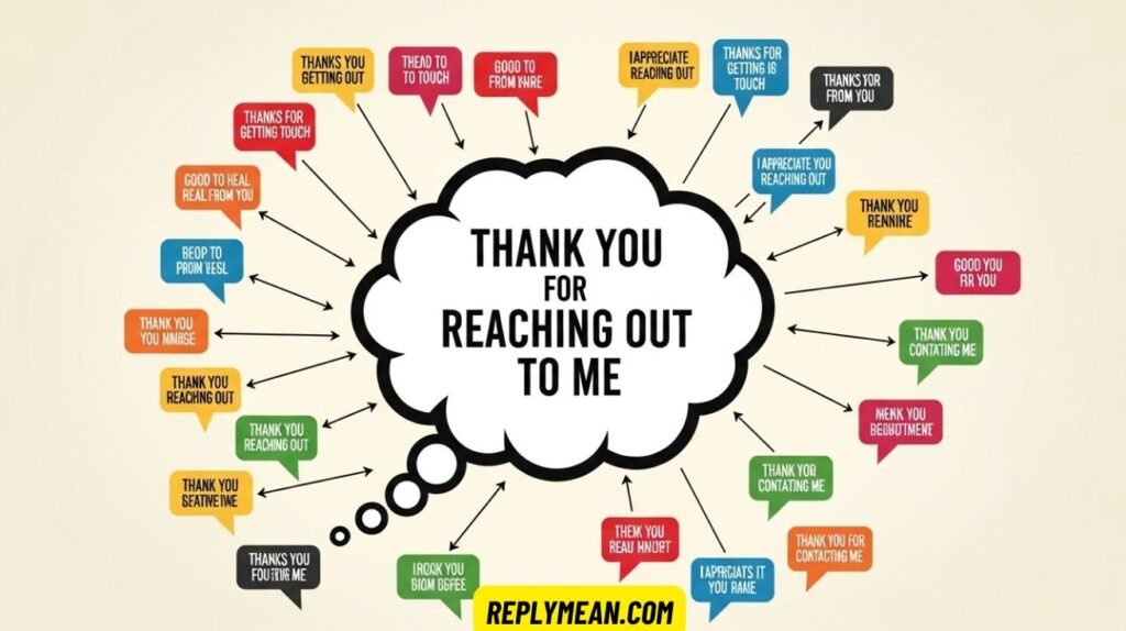 Other Ways to Say “Thank You for Reaching Out to Me”