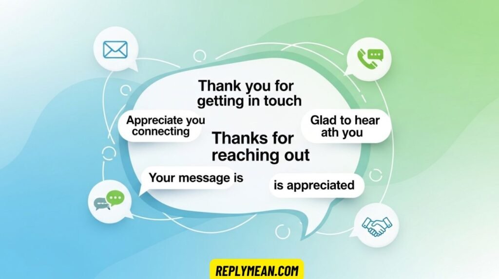 Other Ways to Say “Thank You for Reaching Out to Me”