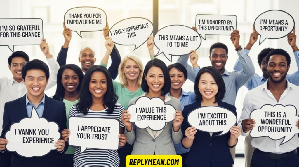 Other Ways to Say “Thank You for the Opportunity”