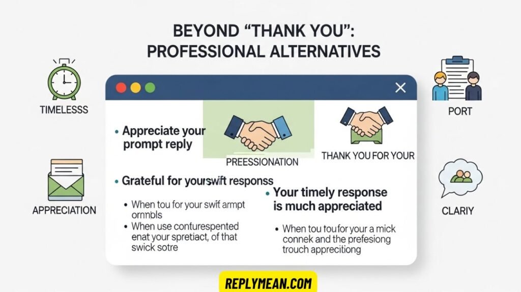 Other Ways to Say Thank You for Your Quick Response