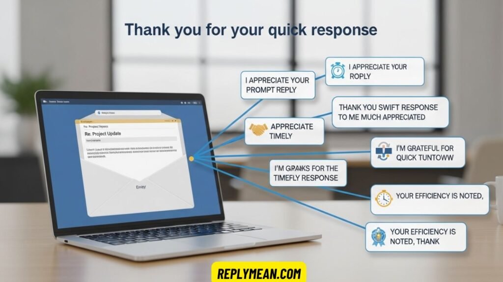 Other Ways to Say Thank You for Your Quick Response