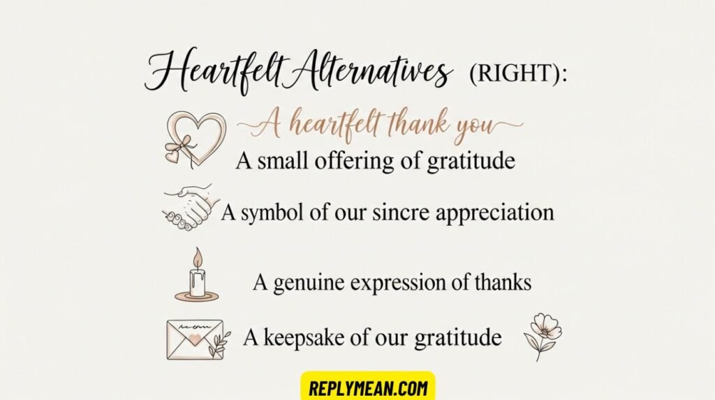 Other Ways to Say “Token of Appreciation