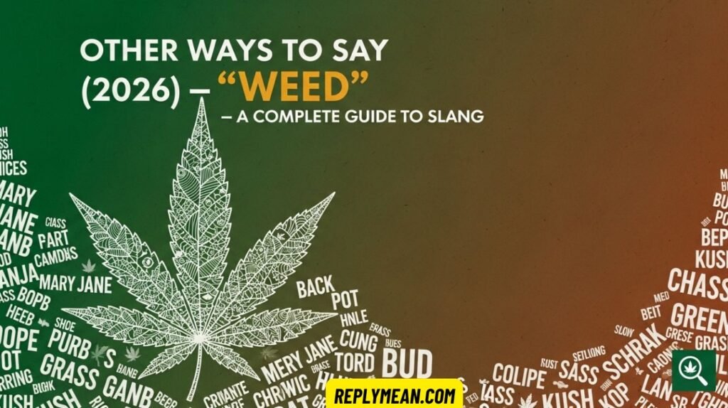 Other Ways to Say “Weed