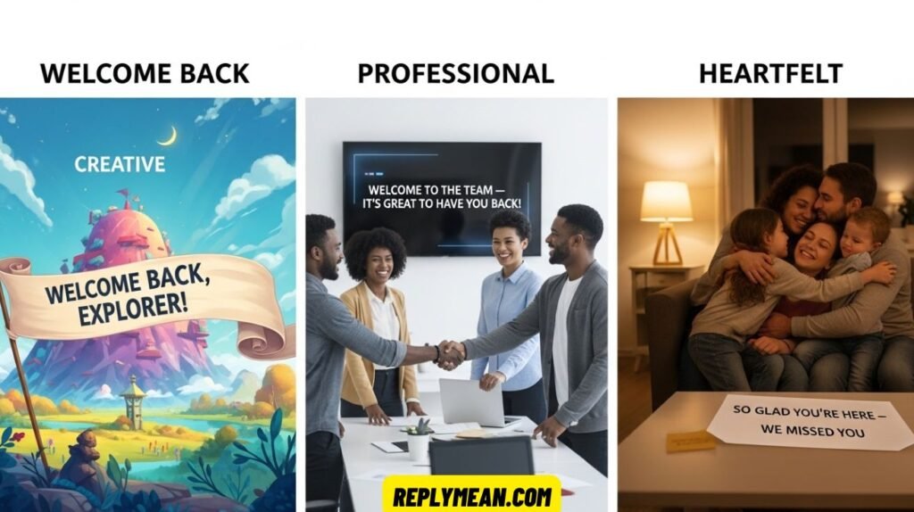 Other Ways to Say “Welcome Back