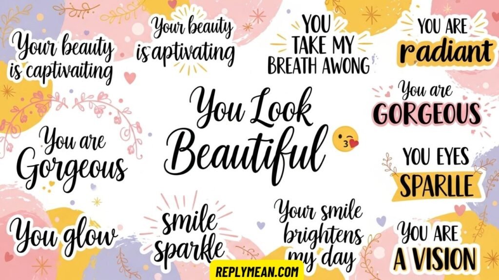 Other Ways to Say “You Look Beautiful”