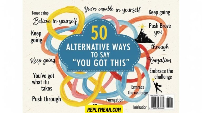 Alternative Ways to Say “You Got This”