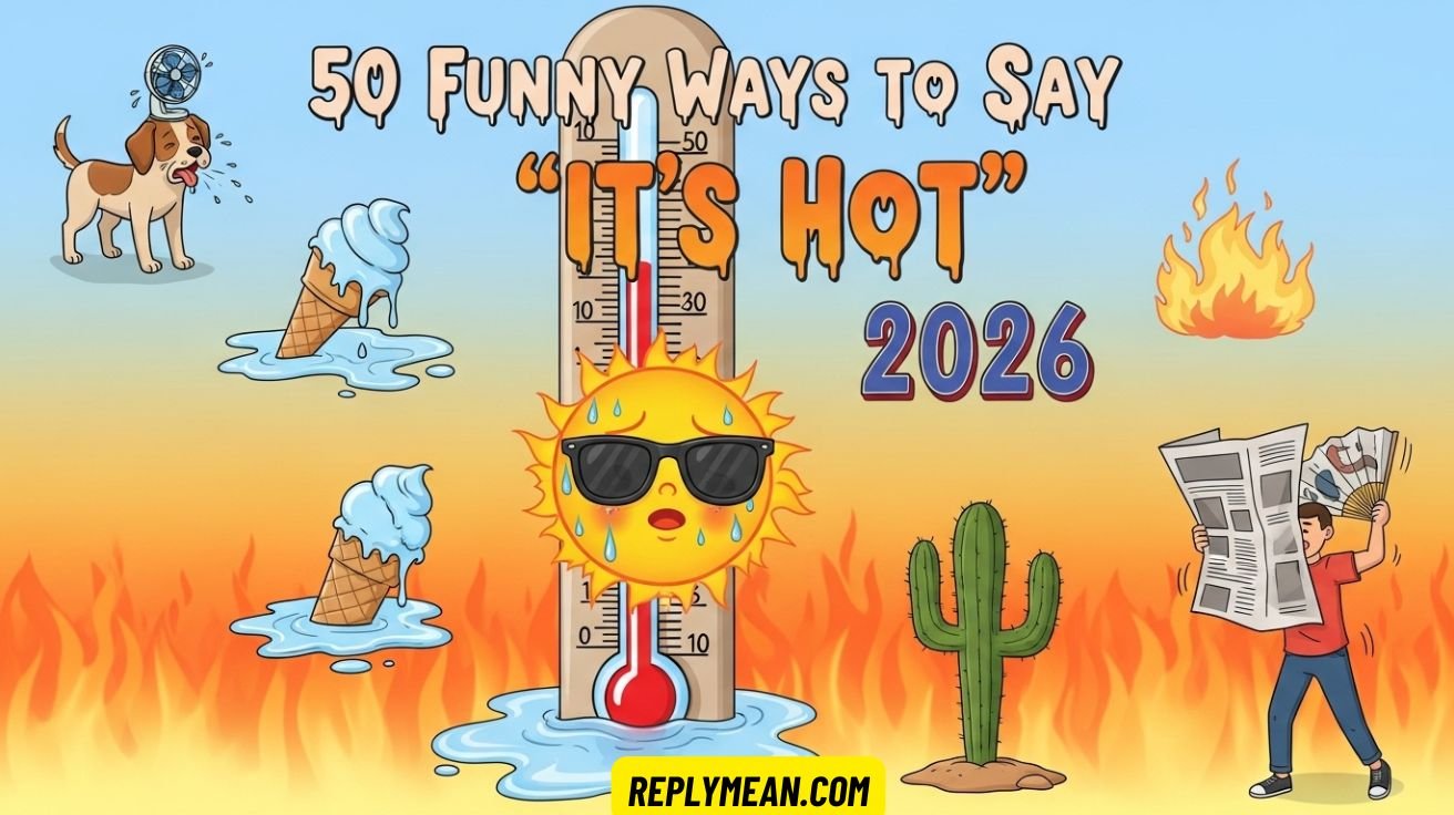 Funny Ways to Say “It’s Hot”