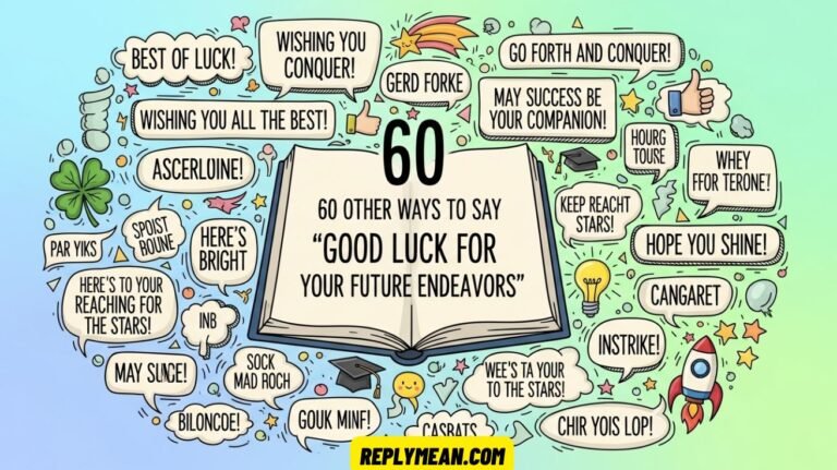 Good Luck for Your Future Endeavors