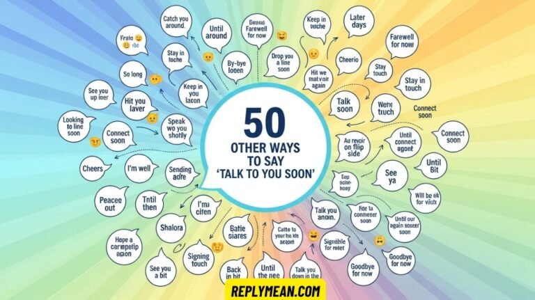 Other Way to Say “Talk to You Soon
