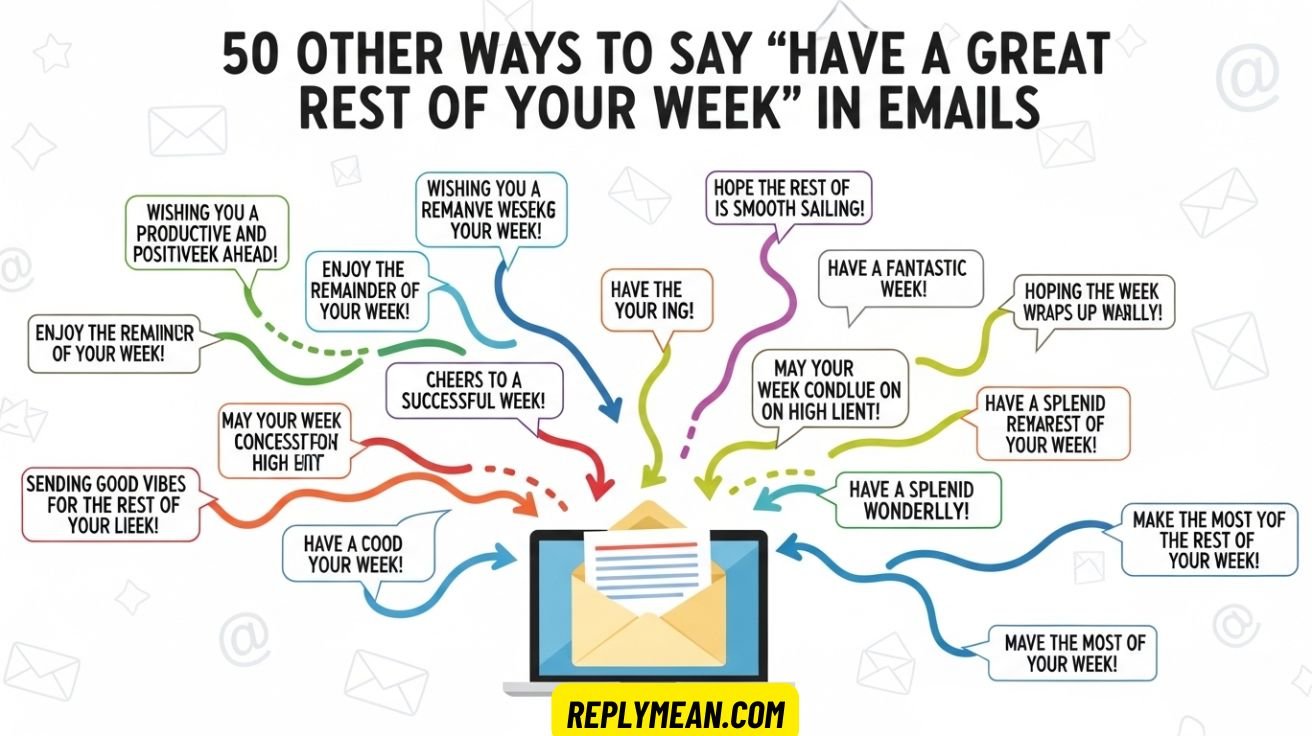 Other Ways to Say “Have a Great Rest of Your Week in Emails”