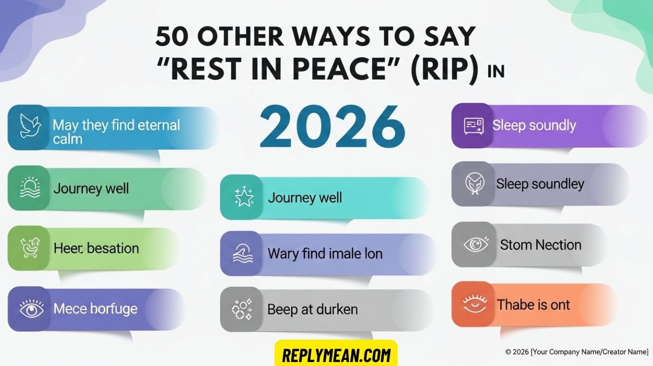 Other Ways to Say “Rest in Peace” (RIP)