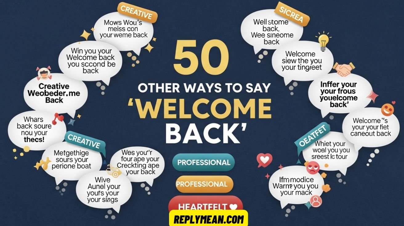 Other Ways to Say “Welcome Back